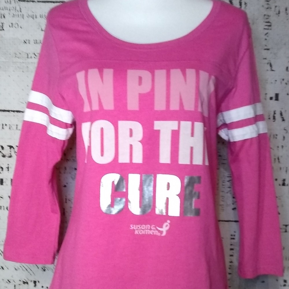 Susan G. Komen Pink breast cancer t-shirt …